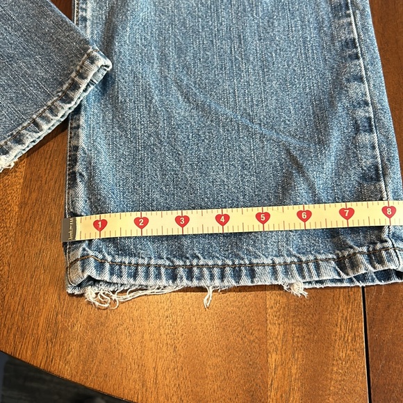 Calvin Klein jeans. Size 11. Inseam 32.  Boot cut double stone. - Picture 9 of 10